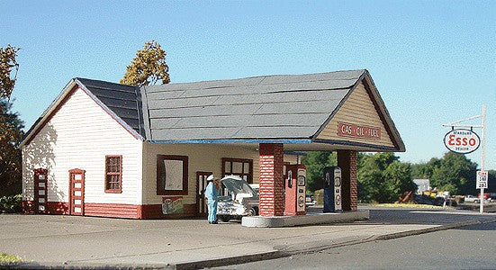 Branchline Gas Station Laser Art (BRA687)