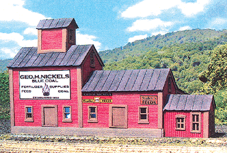 Nickels Feed Mill - Laser Art  N SCALE (BRA892)