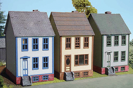 Row House - Laser Art HO SCALE (BRA638)