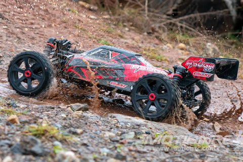 Team Corally Asuga XLR Red Large Scale 4WD Monster Buggy - RTR  (COR00288-R)