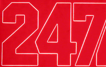 Coverite NUMBERS RED 2" (COVQ3220)