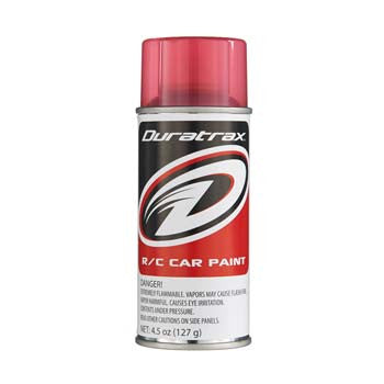 Duratrax Polycarb Spray Candy Red 4.5 oz  (DTXR4271)