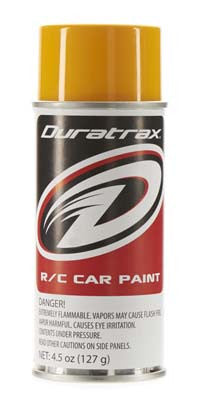 DuraTrax Polycarb Spray, Bright Yellow, 4.5 oz  (DTXR4285)