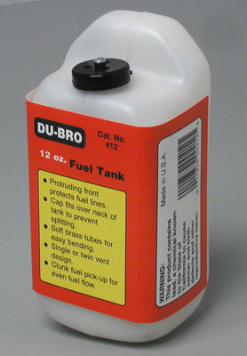 Dubro S12 Square Fuel Tank 12 oz (DUB412)