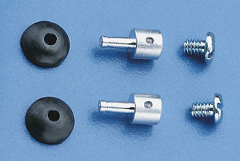 DuBro Mini E/Z Connectors (2) 3/16" Length 1/8" Dia. (DUB845)