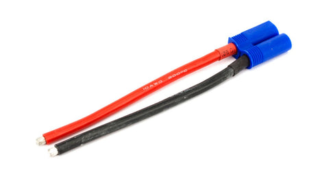 E-flite EC5 Device Connector with 4" Wire, 10 AWG (EFLAEC504)