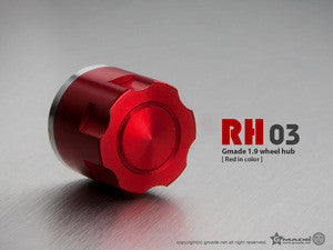 Gmade - 1.9 Rh03 Wheel Hubs (red) (4) (GMA70131)