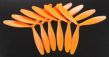 GWS 9x7, 3-Blade Prop Orange(GWSEP9070X36P)