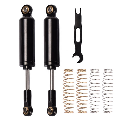 Hamilton Hobbies 90MM SCALE SHOCKS - Black  (HAM136058)