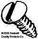 Kadee Screws 0-48 x 3/16"   (KAD401)