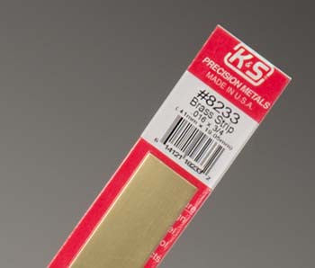 K&S Brass Strip .016x3/4" (K+S233)