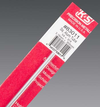 K&S Sq Alum Tube 1/18x.014  (K+S83011)