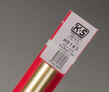 K+S Round Brass Tube 5/8" (K+S8143)