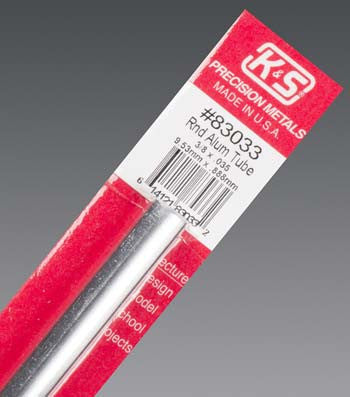 K+S Aluminum Tube 3/8x.035"  (K+S83033)