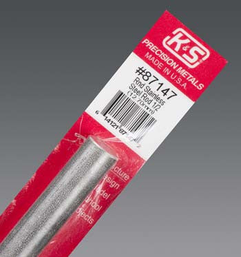 K+S Round Stainless Steel Rod 1/2"  (K+S87147)