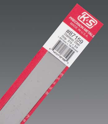 K+S Stainless Steel Strip .018x3/4"  (K+S87159)