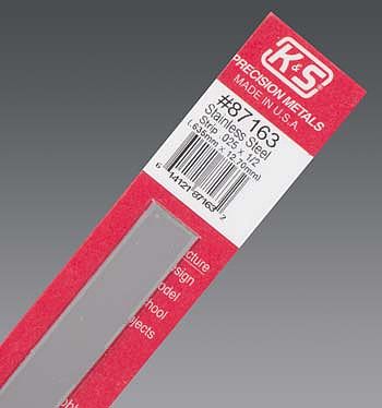 K+S Stainless Steel Strip .023'' x 1/2'' x 12''  (K+S87163)