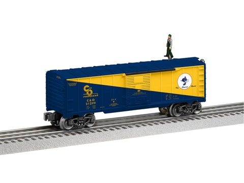 LIONEL O27 WALKING BRAKEMAN CAR, C & O (LNL2128010)