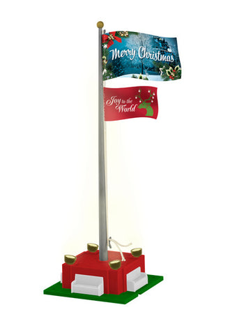 Lionel Christmas Joy Flagpole, O Scale (LNL2129220)