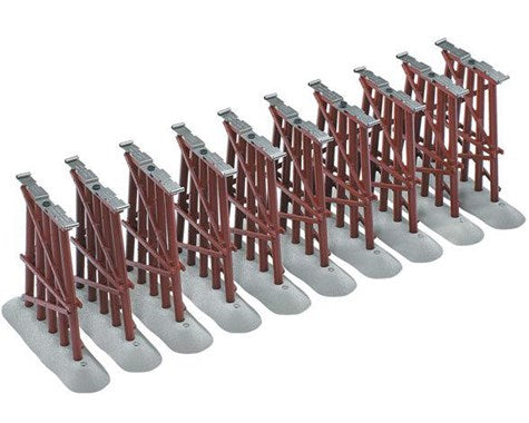 Lionel O FasTrack Elevated Trestle Set (10) (LNL612038)