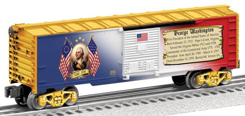 Lionel George Washington Boxcar  (LNL639337)