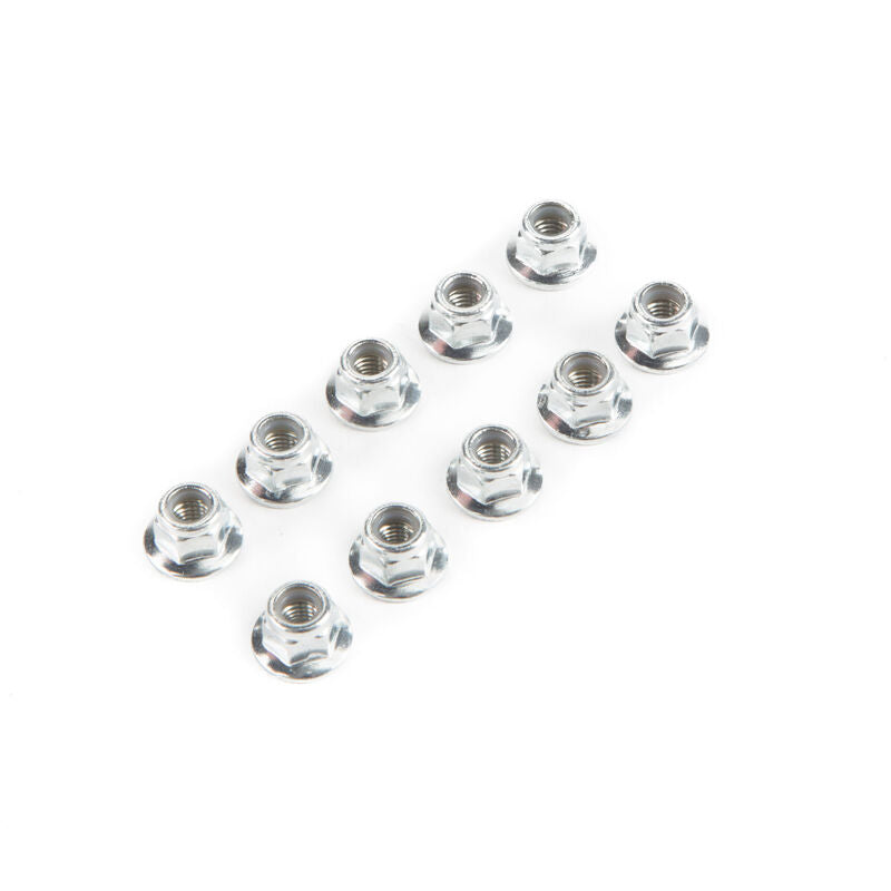 Losi Lock Nut Flanged M5 x 0.8 Serrated (10)     (LOS235015)