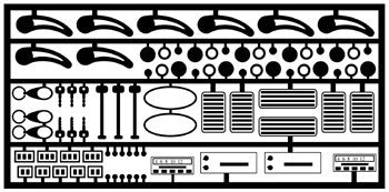 Model Car Garage 1/24-1/25 Street Rod Interior Kit (Photo Etch) (MCG-2012)