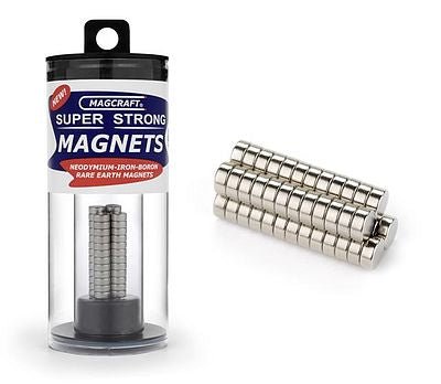 Magcraft 1/4x1/10 Rare Earth Disc Magnets (50) (MFM601)