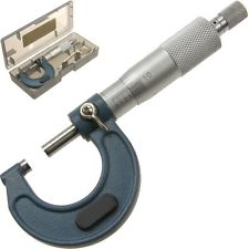 Micrometer 0-1"/0.0001" Premium Precision Carbide Tips Machinist Tool  (MT1007)