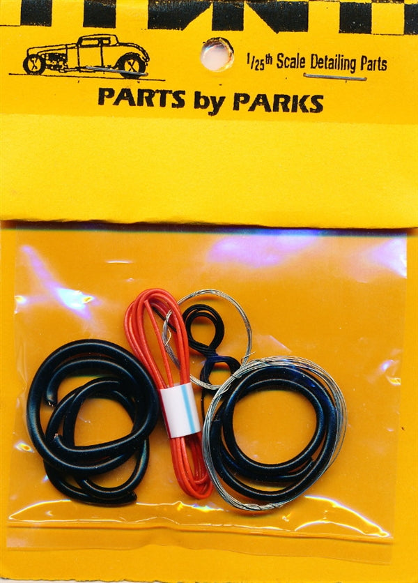 PBP Radiator Hose, Orange Heater Hose, Black Battery Cable, Brake Fuel Lines  (PBP-1021