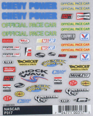 PineCar NASCAR Decal  (PINP317)