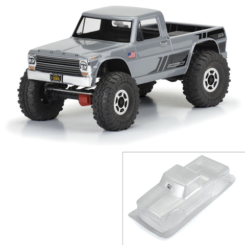 Pro-LIne 1/10 1967 Ford F-100 Clear Body 12.3" (313mm) Wheelbase Crawlers  (PRO361300)