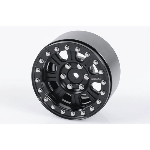 5 Lug Deep Dish Wagon 1.9" Steel stamped Beadlock Wheels ((4) (RC4ZW0244)