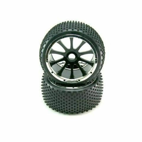 Redcat Racing Complete Tire with Wheel (2pcs) (RER13440)