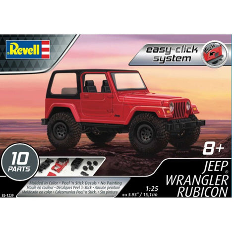 Revell 1/25 Jeep Wrangler Rubicon "Easy-Click"  (RMX851239)