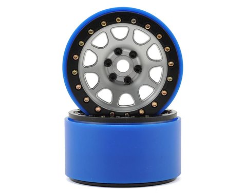 SSD RC 2.2 D Hole PL Beadlock Wheels (Silver) (2) (Pro-Line Tires) (SSD00154)