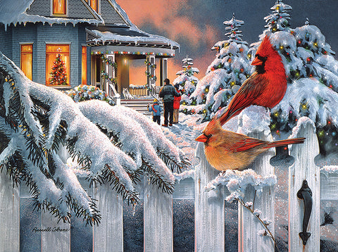 SunsOut Cardinals at Home for Christmas    (SUN36620)