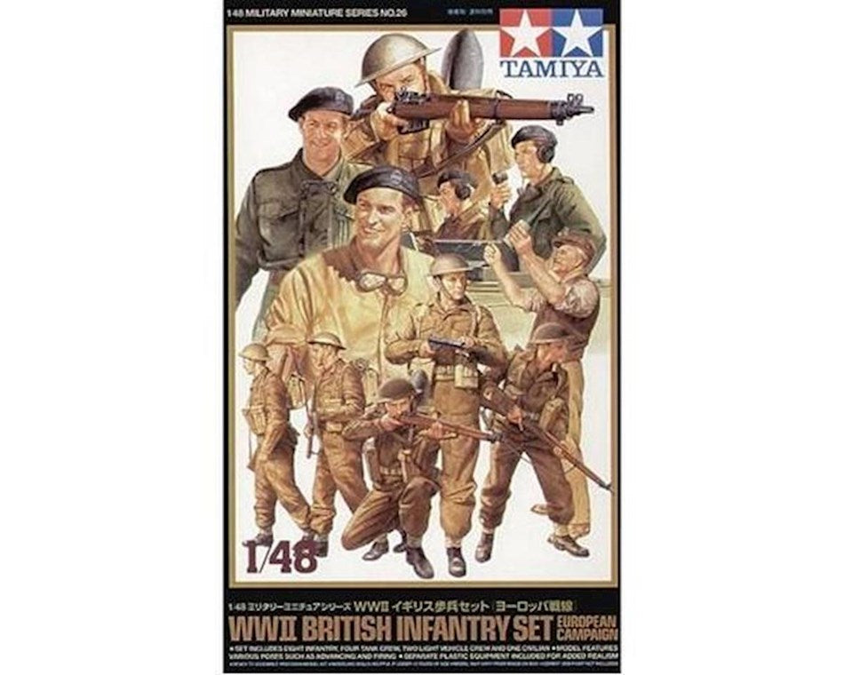 Tamiya 1/48 WWII British Infantry (TAM32526)