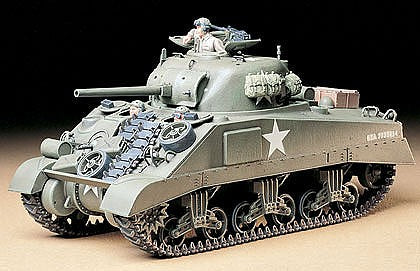 Tamiya 1/35 M4 Sherman Tank Early Plastic Model (TAM35190)