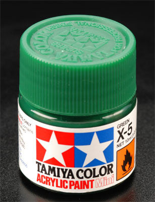 Tamiya Acrylic Mini X-5 Green 1/3 oz (TAM81505)