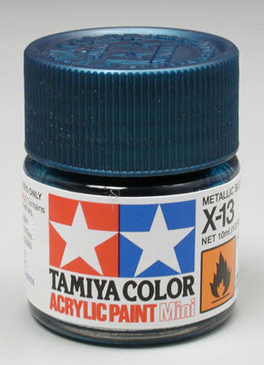 Tamiya Acrylic Mini X-13 Metallic Blue 1/3 oz  (TAM81513)