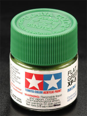 Tamiya Acrylic Mini XF-5 Flat Green 1/3 oz (TAM81705)