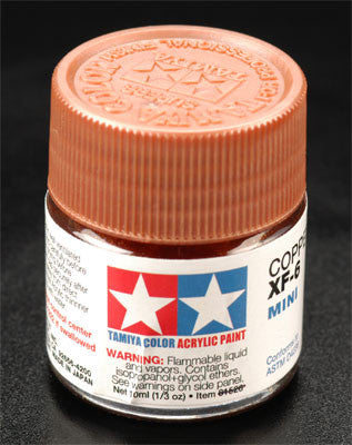 Tamiya Acrylic Mini XF-6 Copper 1/3 oz  (TAM81706)