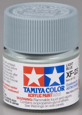 Tamiya Acrylic Mini XF-23 Light Blue 1/3 oz    (TAM81723)