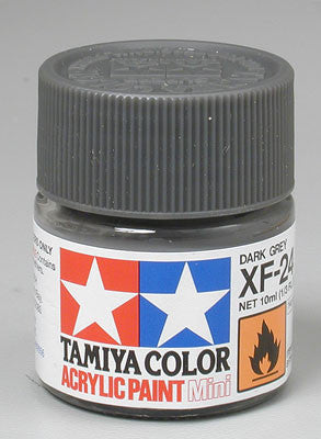 Tamiya Acrylic Mini XF-24 Dark Gray 1/3 oz (TAM81724)