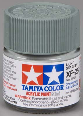 Tamiya Acrylic Mini XF-25 Light Sea Gray 1/3 oz (TAM81725)