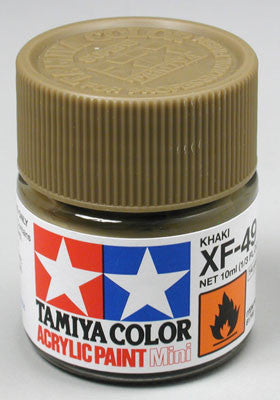 Tamiya Acrylic Mini XF-49 Khaki 1/3 oz    (TAM81749)