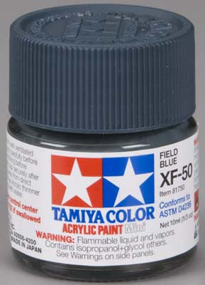 Tamiya Acrylic Mini XF-50 Field Blue 1/3 oz    (TAM81750)