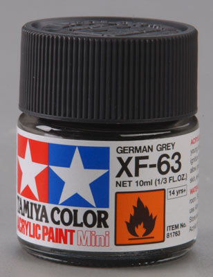 Tamiya Acrylic Mini XF-63 German Gray 1/3 oz (TAM81763)