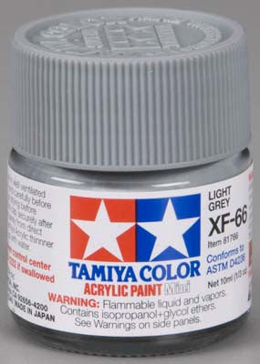 Tamiya Acrylic Mini XF-66 Light Gray 1/3 oz    (TAM81766)